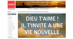 Desktop Screenshot of agape-strasbourg.fr